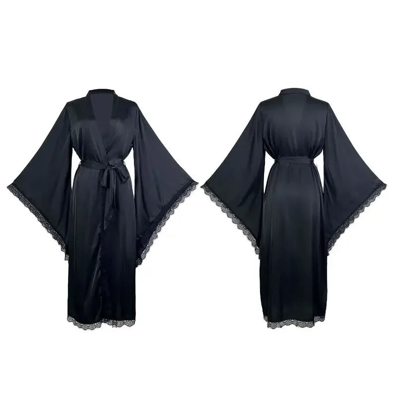 Elegant Lace Bridal Robe