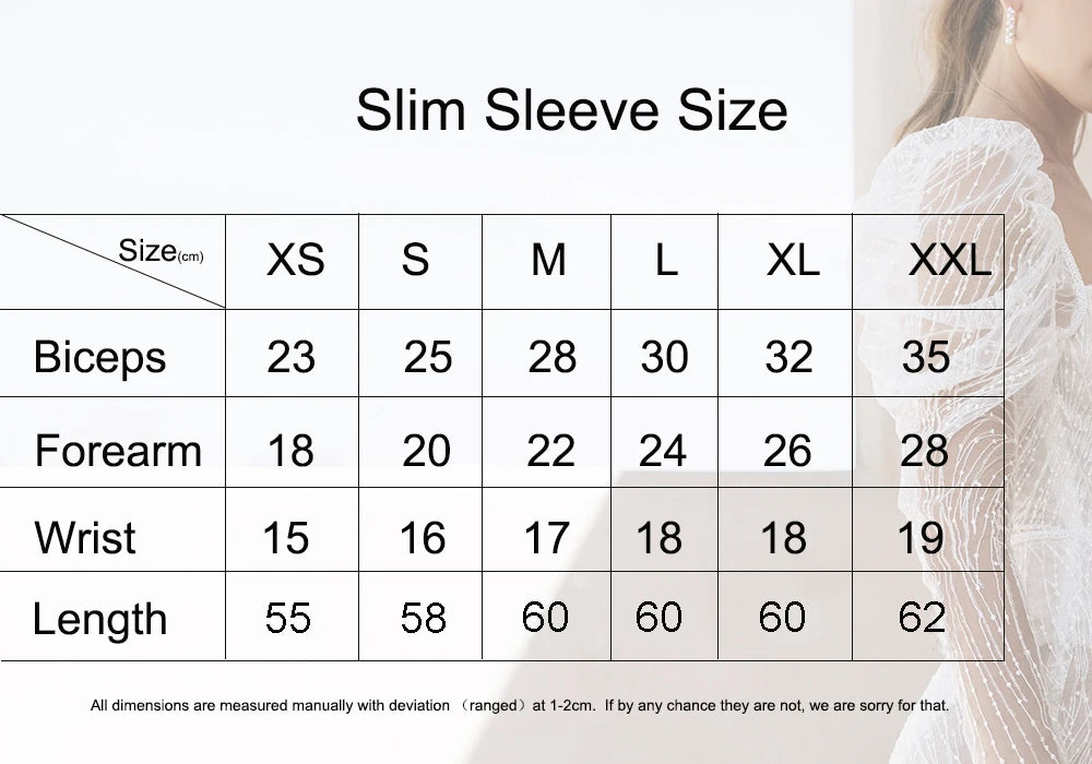 Detachable Chiffon Bridal Sleeves