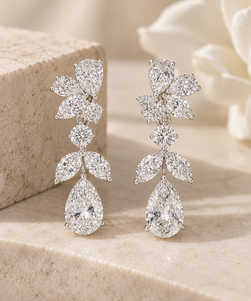 Classic Crystal Stud Earrings